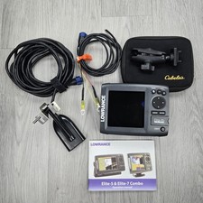 Lowrance Elite 5 Chirp Chartplotter  GPS DownScan Transducer Ram Mount Bundle  picture