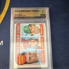 Topps 1969 Topps High # AL Rookie Stars #597 Fingers Floyd Burchart (RC) picture