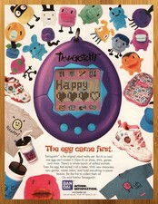 1997 Tamagotchi Vintage Rare Print Ad/Poster Authentic Virtual Pet 13x19 Poster picture