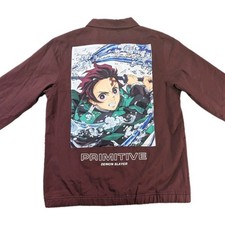 Primitive Skateboarding x Demon Slayer Tanjiro Kamado Anime Utility Jacket SzMed picture