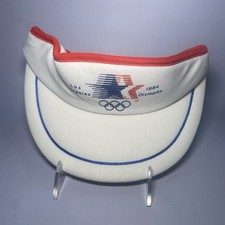 Vintage 1984 Los Angeles Olympics LA84 Visor Adjustable Official Licensed USA picture