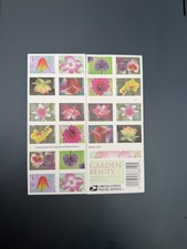GARDEN BEAUTY Booklet of 20 Forever Stamps MNH #5567b picture