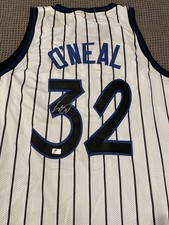 Shaquille O’Neal SHAQ Signed AUTOGRAPHED ORLANDO MAGIC Custom Jersey COA picture