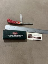 2004 CASE XX Celebration 10th Anniversary TB 62110 Red Saddlehorn Knife NOS Box picture