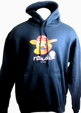 Nike SB Men's Fleece It's Nice Graphic Logo Skate Hoodie Black Size Large NWT picture