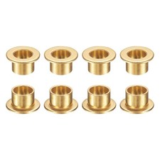 8Pcs Flange Sleeve Bearings 8x10x8mm Self-Lubricating Sintered Bronze Bushings picture