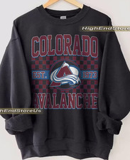 Vintage Colorado Avalanche Ice Hockey Team Crewneck Sweatshirt VK11364 picture