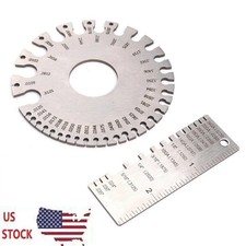 2Pcs Metal Gauge Thickness Tool, Wire Gauges Size for Welding, Highly Accurate picture