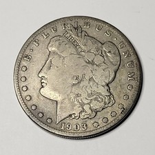 1903-S morgan dollar -  G / VG picture