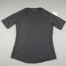 Athleta Sunchaser Shirt Womens XS Gray 3/4 Sleeve UPF Quick Dry Running Athletic picture