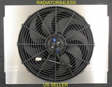 ALUMINUM RADIATOR FAN SHROUD W/ 16