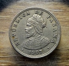 1907 Panama Medio 1/2 Centesimo - Actual Coin Shown -  INF629 picture