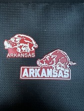 VINTAGE NCAA ARKANSAS RAZORBACKS RUBBER STANDINGS BOARD FRIDGE MAGNETS LOT OF 2 picture
