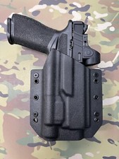 Black Kydex Light Bearing Holster for Springfield Echelon Streamlight TLR-1 picture