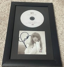 Taylor Swift Signed Tortured Poets TTPD Framed CD PSA/DNA COA Autographed WOW picture