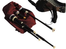 Bagpipes - Scottish Smallpipes - Cocobolo Wood - Bellow Blown picture