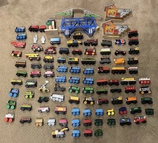 Thomas And Friends Wooden Trains, Cars, And Track Accessories Collection Lot 102 picture