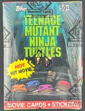 1990 TOPPS TEENAGE MUTANT NINJA TURTLES MOVIE II SEALED BOX BBCE WRAPED Q6995 picture