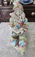 VINTAGE Gump's Porcelain Figurine Pierrot Clown, Italy picture