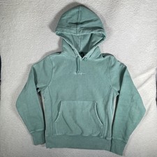 Champion Hoodie Sweatshirt Mens Small Reverse Weave Center Logo Hand Dyed Rework picture