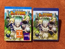 Dr. Stone: Season 1 - Part 1 (Blu-ray + DVD) FACTORY SEALED / Slipcover picture