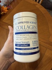 Approved Science Marine Collagen Powder Unflavored 30 Scoops 8.47oz 8000mg picture