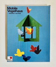 Selecta Spielzeug Birdhouse wooden mobile #2093 Vintage design - NEW picture