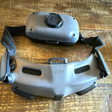 DJI Goggles Integra VR Headset Gray/Black w/ Head Strap & Battery Pack picture