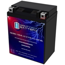 Mighty Max YB14L-A2 12V 12Ah Battery Replaces Honda CB750 K Four CB750 1972-1975 picture