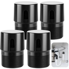 4 Pcs 1-1/2 Inch ABS In-Line Vent Air Admittance Valve for Sink Tub Shower Drain picture
