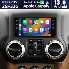 For 2007-2017 Jeep Wrangler Apple Carplay Radio Android 13 GPS NAVI WIFI +Camera picture