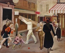 Balthus : The Street : 1933 : Archival Quality Art Print 17x22 picture