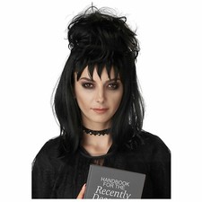 Women's Beetlejuice Beetle Girl Gothic Bride Lydia Monster Halloween Costume Wig picture
