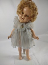 Vtg SHIRLEY TEMPLE DOLL COMPOSITION 12