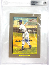 Cool Papa Bell Signed Perez-Steele Great Moments Beckett Slabbed Monarchs HOF picture