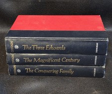 Vintage Thomas Costain History of Plantagenets Hardcover 3 Book Lot Doubleday... picture