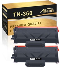 2PK TN360 Toner Cartridge For Brother TN-360 HL-2140 HL-2170W MFC-7340 MFC-7840W picture