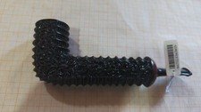 MUXIANG Handmade Rusticated Briar Freehand Tobacco Pipe 3mm Vulcanite Stem Bit picture