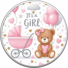 Baby Joy Welcome Little Princess 1oz Silver Coloured Coin picture