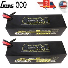 2X Gens Ace Bashing G-Tech 11000mah 14.8V 100C 4S Lipo Battery EC5 For ARRMA Car picture