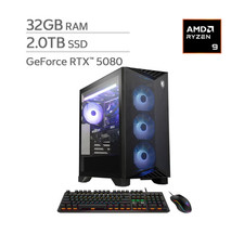 NEW MSI Aegis Gaming Desktop AMD Ryzen 9 9900X GeForce RTX 5080 32GB RAM 2TB SSD picture
