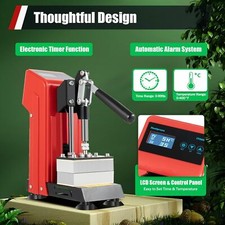 Heat Press Machine 900W Mini Manual Heat Presser Heavy Duty Hot Press Stamping picture