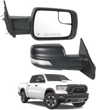 Right Passenger Side Door Mirror Compatible with 2019-2025 Ram 1500 with Power F picture