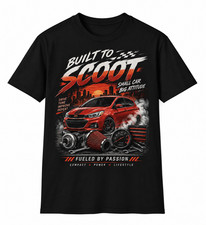 Compact Car Racing Graphic T-Shirt Men's Tuner Motorsport Automotive S - 5XL picture