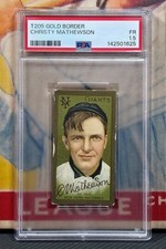 CHRISTY MATHEWSON 1911 T205 Gold Border PSA 1.5 *SHARP FOR GRADE* GIANTS HOF picture