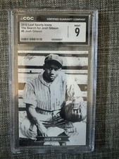 2012 Leaf Sports Icons: The Search for Josh Gibson Josh Gibson #8 Graded CGC 9 picture