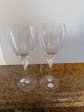 2 Gorham Crystal Wine Glasses picture