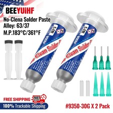 BEEYUIHF 30g x 2 Tin BGA Solder Paste Sn63Pb37 for PCB SMD Electronics Repair picture