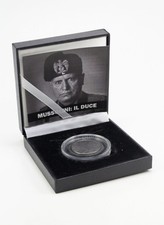 Stainless Steel Mussolini Duce Coin - Italy Limited Edition 🇮🇹 picture