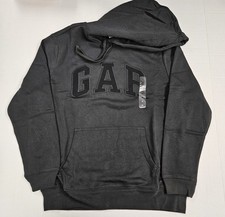 GAP Arch Logo Hoodie 'Triple Black' - Size Medium - NEW W/ TAGS picture